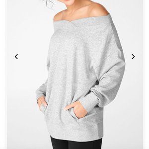 NEW! Zaylee Cross Front Off Shoulder Pullover, M